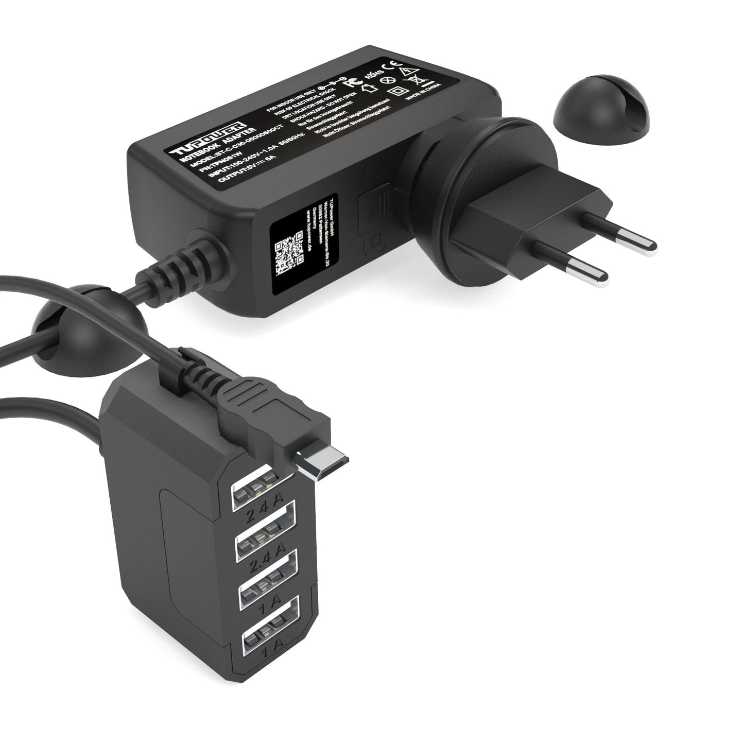 Ladegerät / USB Ladestion 4U mit 30W Leistung