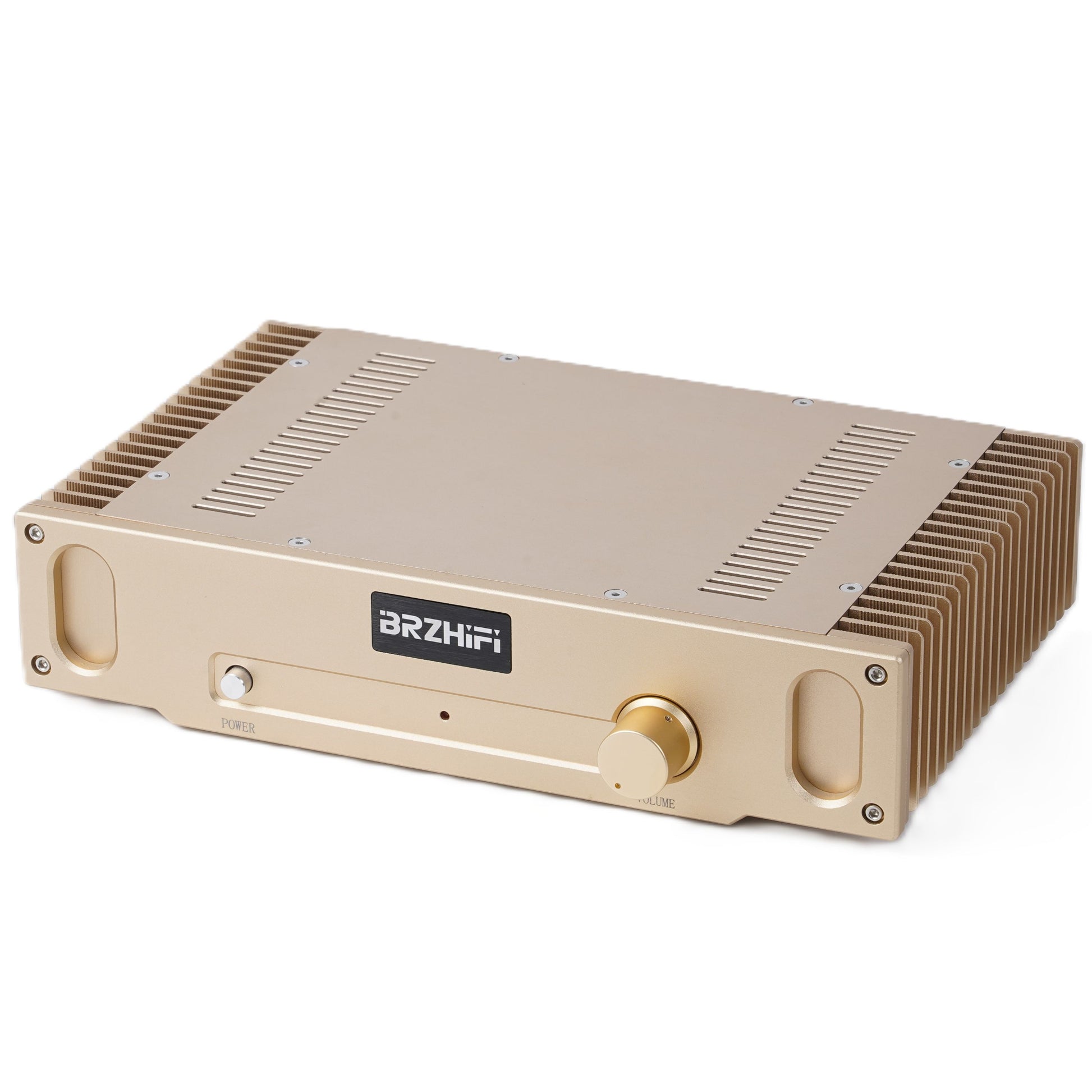 BRZHIFI PA-1969A Hood 1969 Class-A Verstärker Roségold Frontansicht