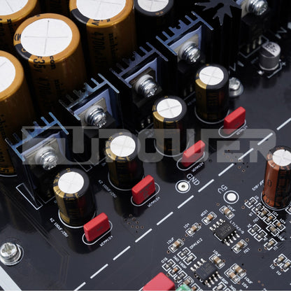 BRZHIFI DC600 Hi End DAC mit Kondensatoren und Transistoren