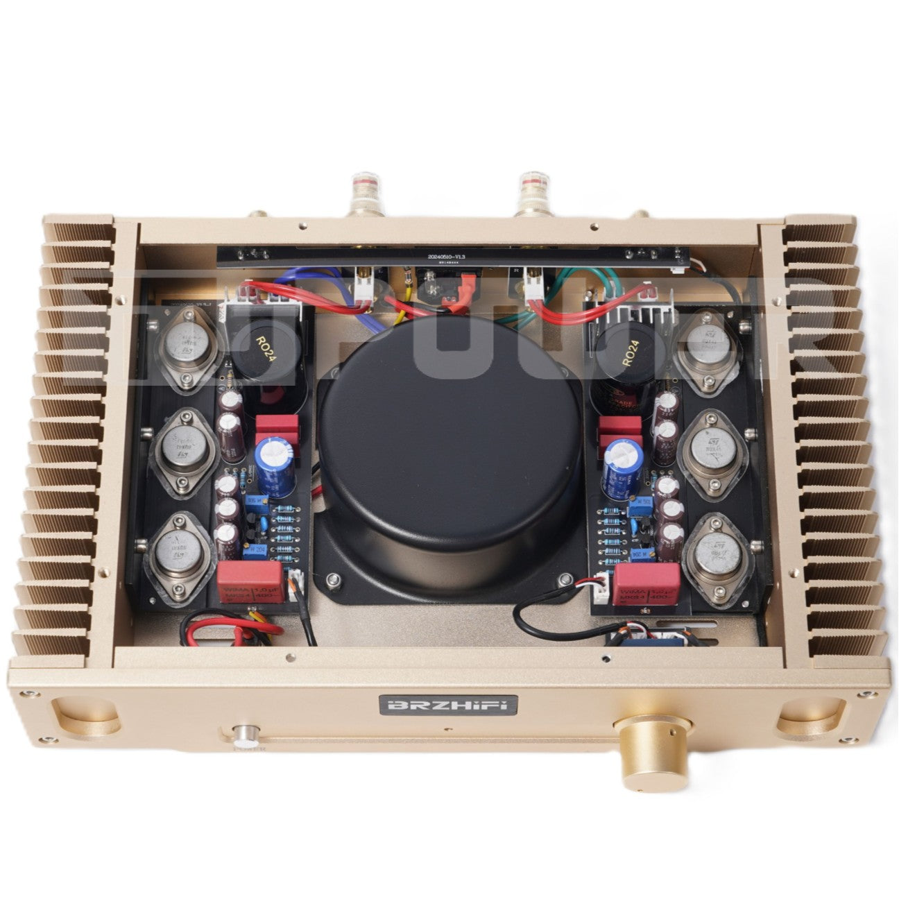 BRZHIFI Hood 1969 Class-A Verstärker Innenaufbau mit Ringkerntransformator