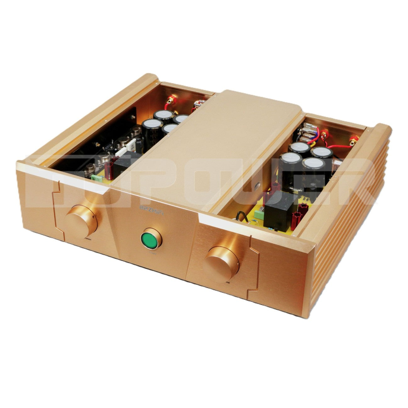 BRZHIFI FM300A Gold HiFi Stereo-Verstärker Frontansicht