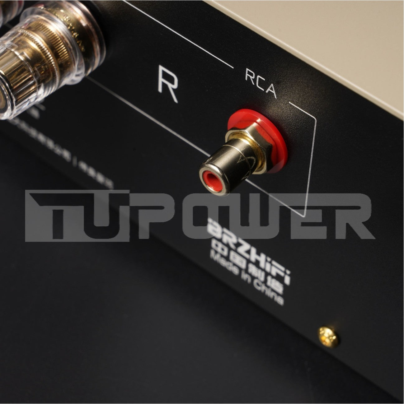 BRZHIFI FM300ASX2 Black vergoldeter RCA Eingang