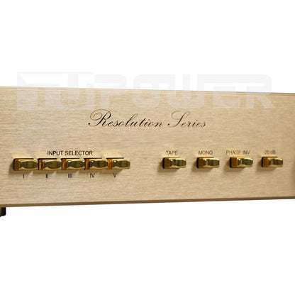 BRZHIFI FM255 Stereo-Vorverstärker mit Aluminiumgehäuse