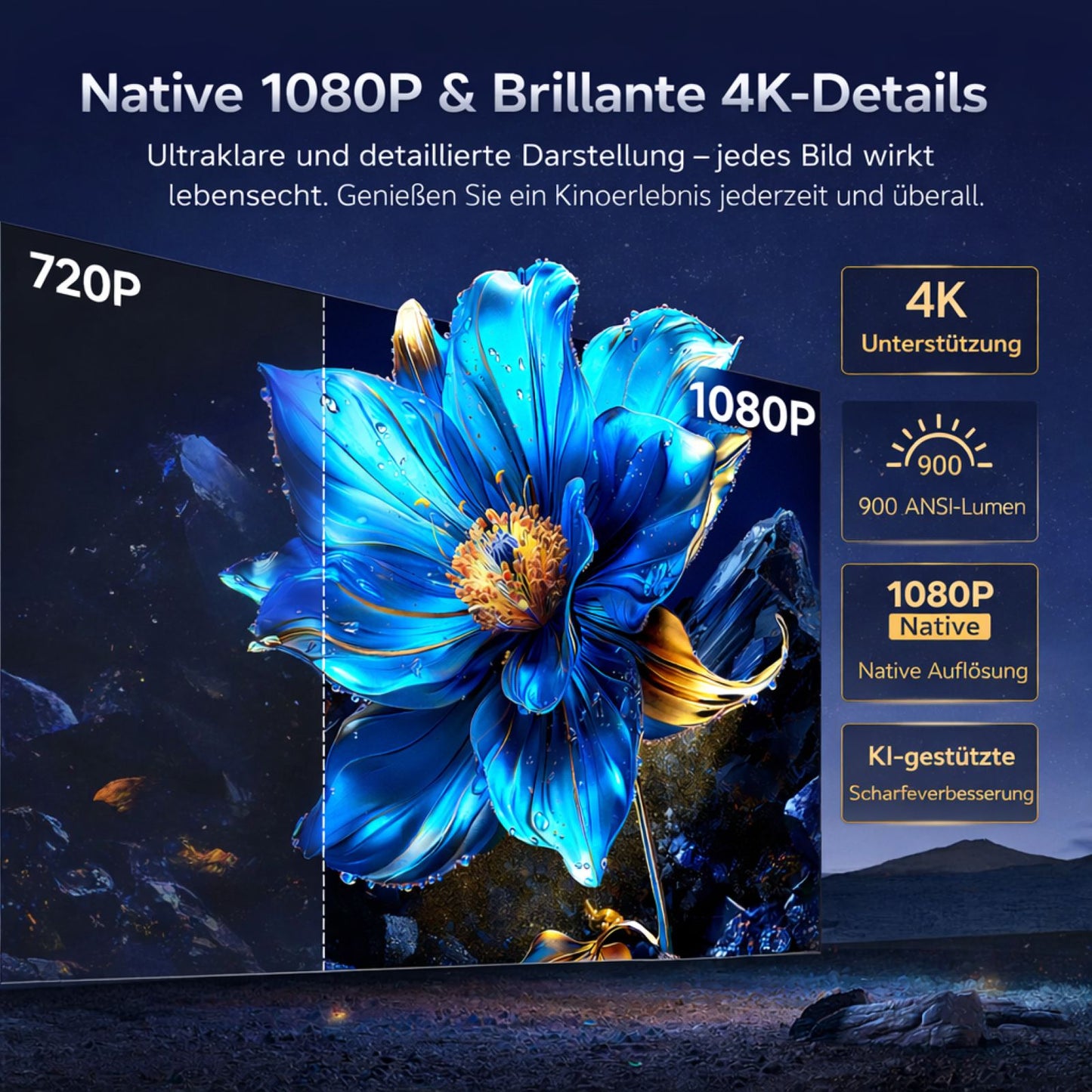 Magcubic HY350 Google TV Projektor 1080P