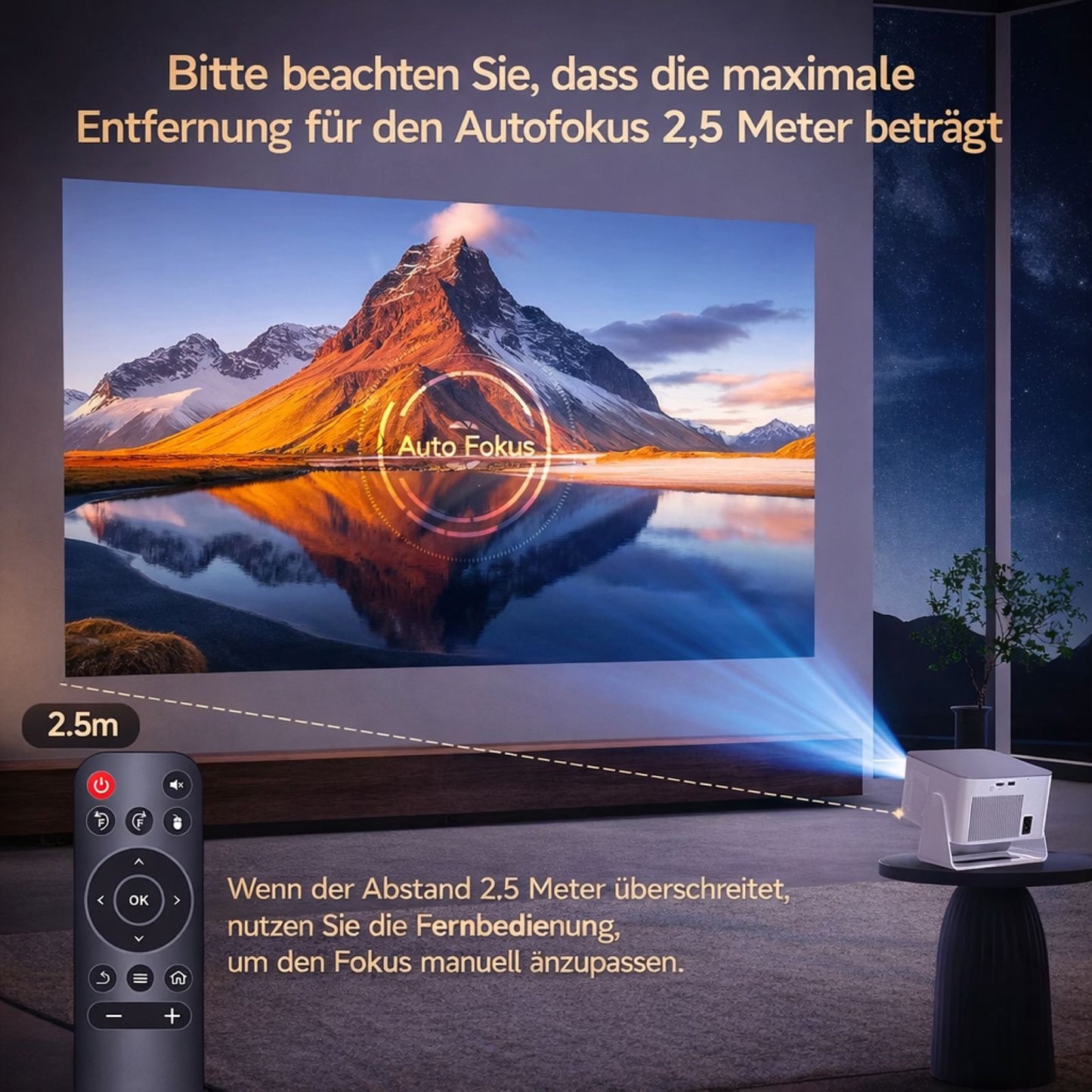 Magcubic HY350 MAX Projektor 1080P Native