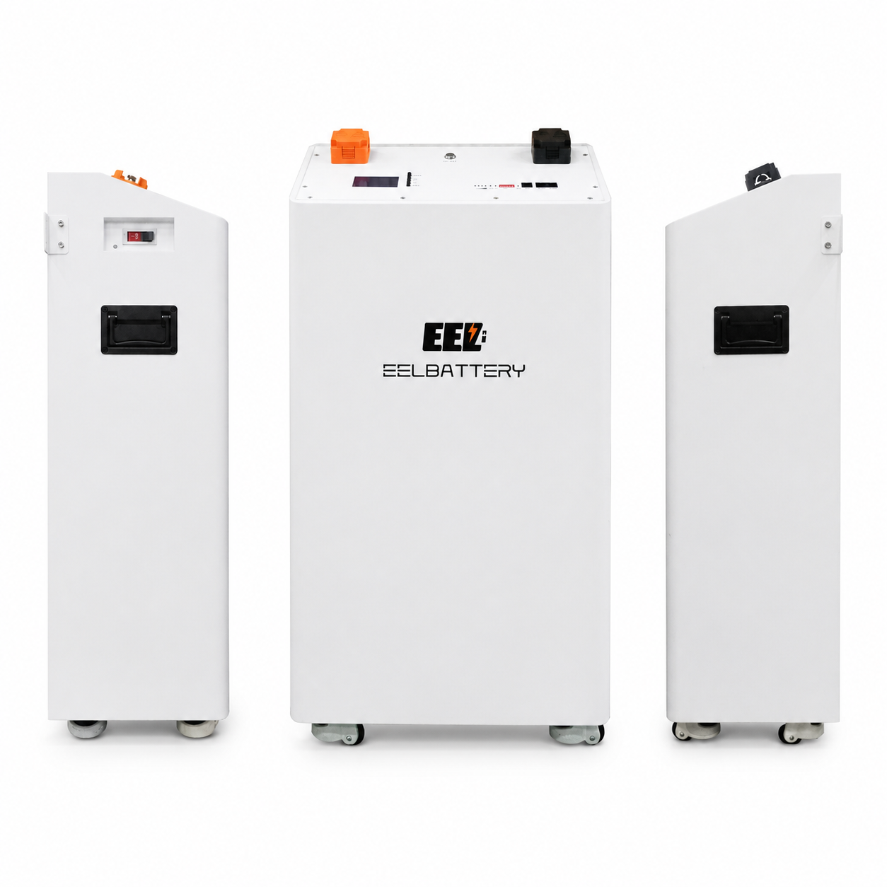 Weiße EEL DIY LiFePO4 Batteriebox Niedervolt-System