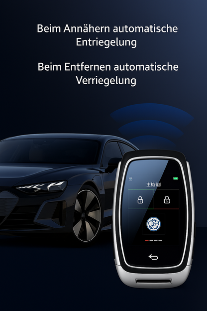 Intelligenter LCD Autoschlüssel Smart Key mit Touchscreen + Umbau