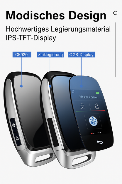 Intelligenter LCD Autoschlüssel Smart Key mit Touchscreen + Umbau
