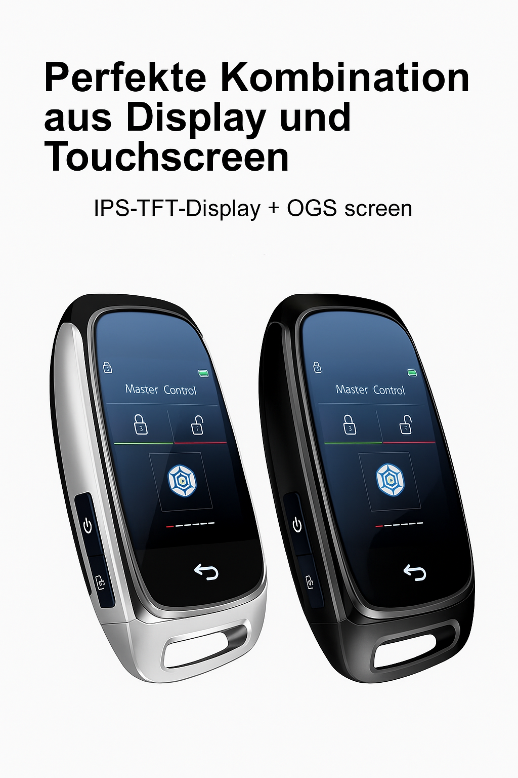 Intelligenter LCD Autoschlüssel Smart Key mit Touchscreen + Umbau