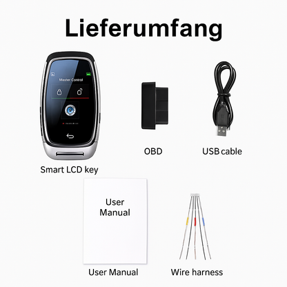 Intelligenter LCD Autoschlüssel Smart Key mit Touchscreen + Umbau