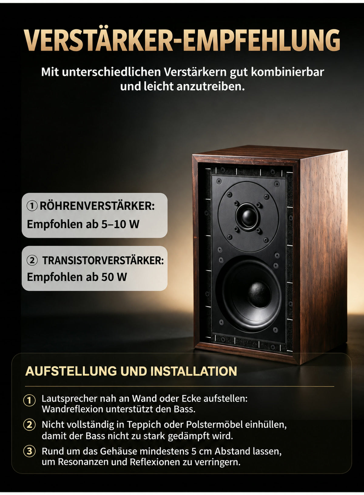 BRZHIFI LS3/5A Regallautsprecher-Paar – passiv, 2-Wege