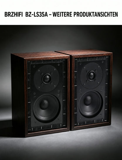 BRZHIFI LS3/5A Regallautsprecher-Paar – passiv, 2-Wege