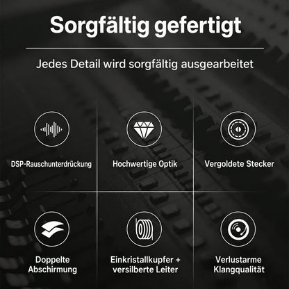 Merkmalsgrafik zum TUPower Cinch/RCA-Stereo-Kabelpaar TP-RCA1