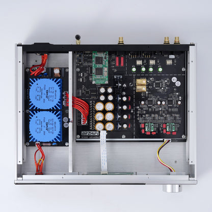 BRZHIFI DC600 Innenaufbau mit Stromversorgung und AK4499EXEQ DAC-Platine