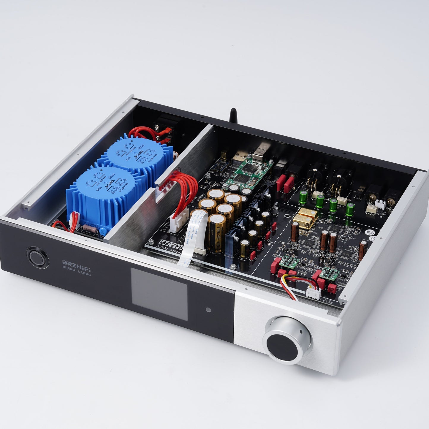 BRZHIFI DC600 Digital-Analog-Wandler im Aluminiumgehäuse