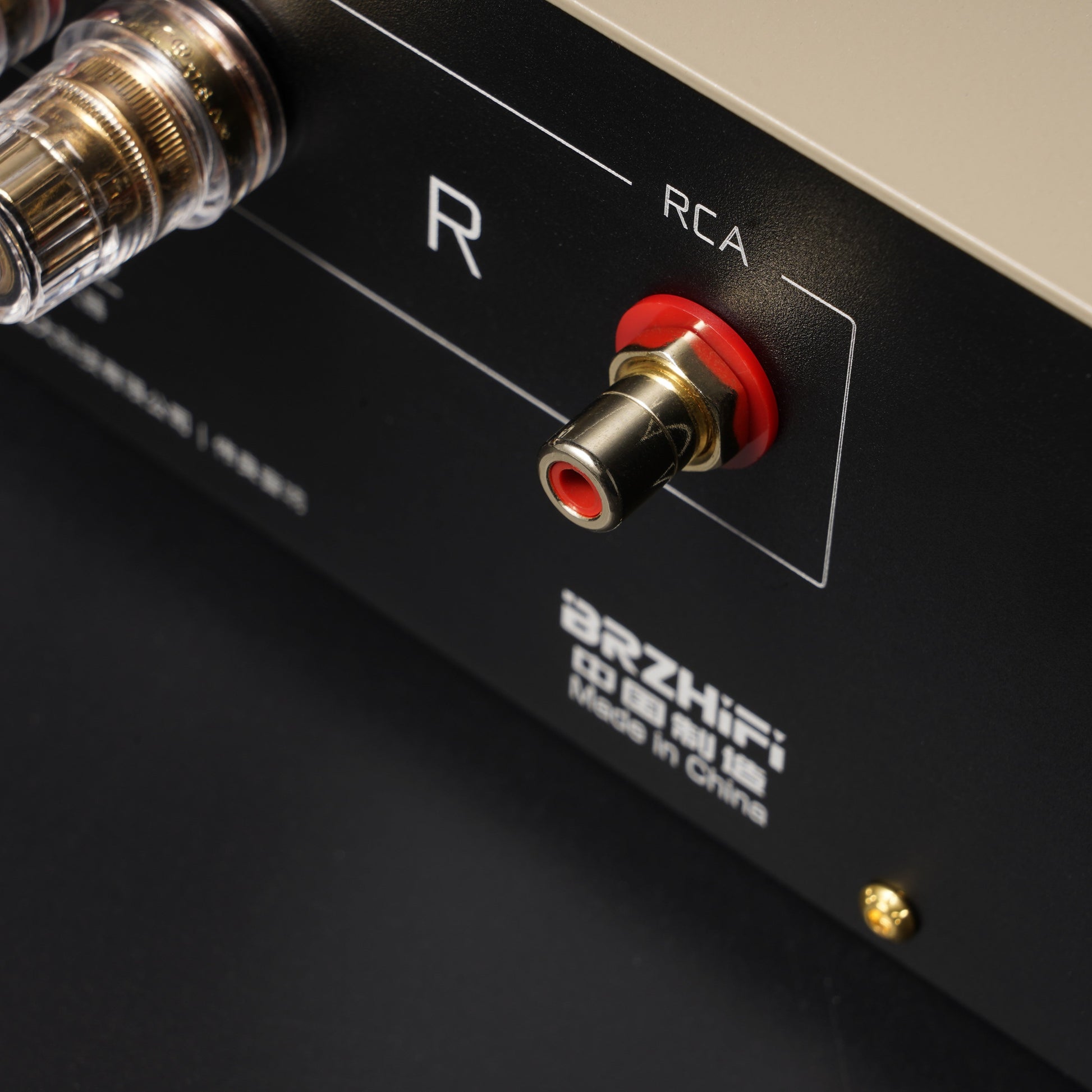 BRZHIFI 300ASX2 Black vergoldeter RCA Eingang
