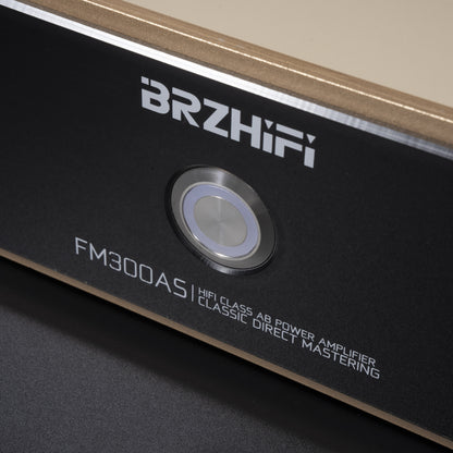 BRZHIFI 300ASX2 Black HiFi Stereo-Verstärker mit verbesserten Einschaltknopf