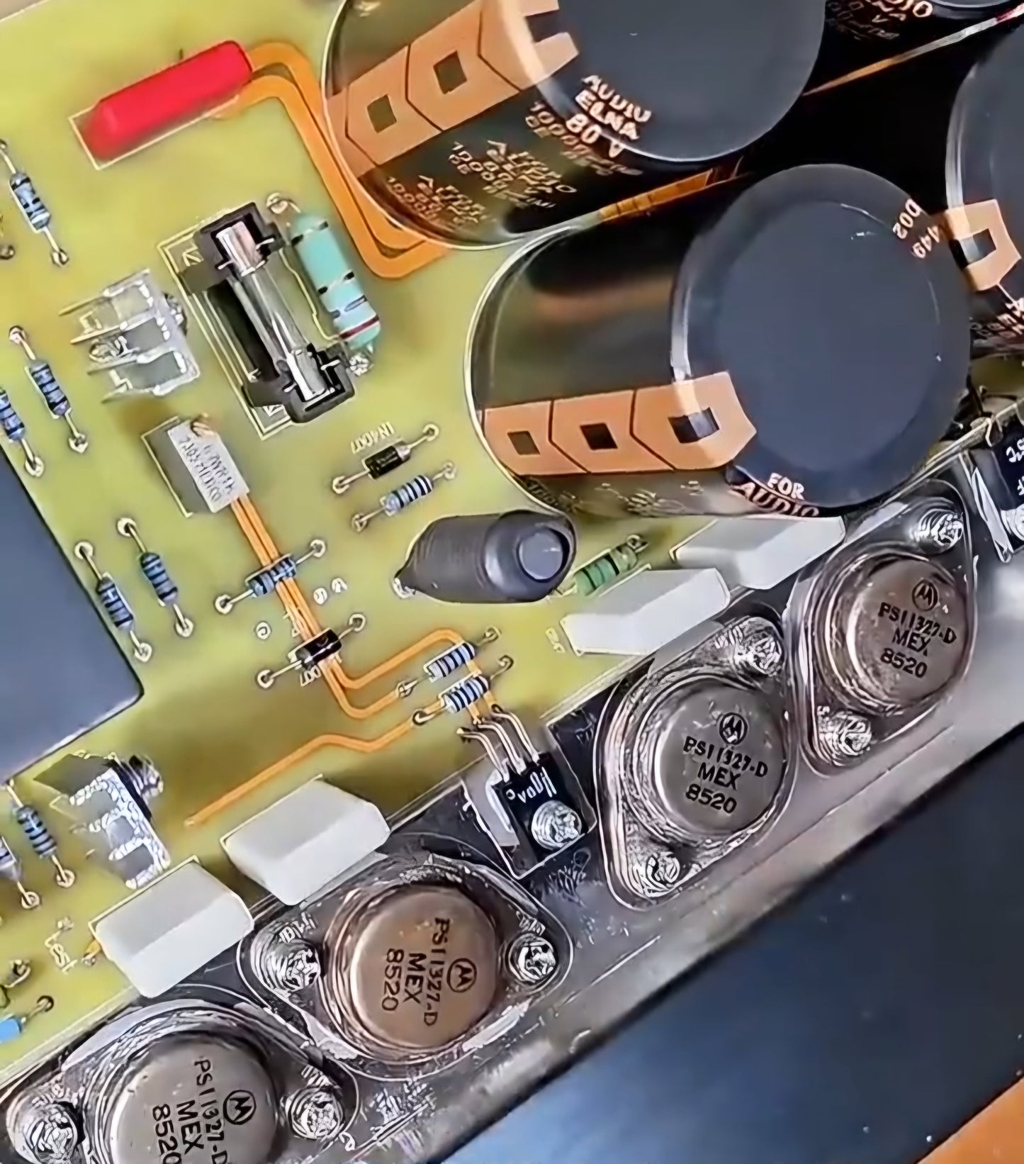 BRZHIFI 300ASX2 Black HiFi Stereo-Verstärker mit 2 Paare Motorola Leistungstransistoren