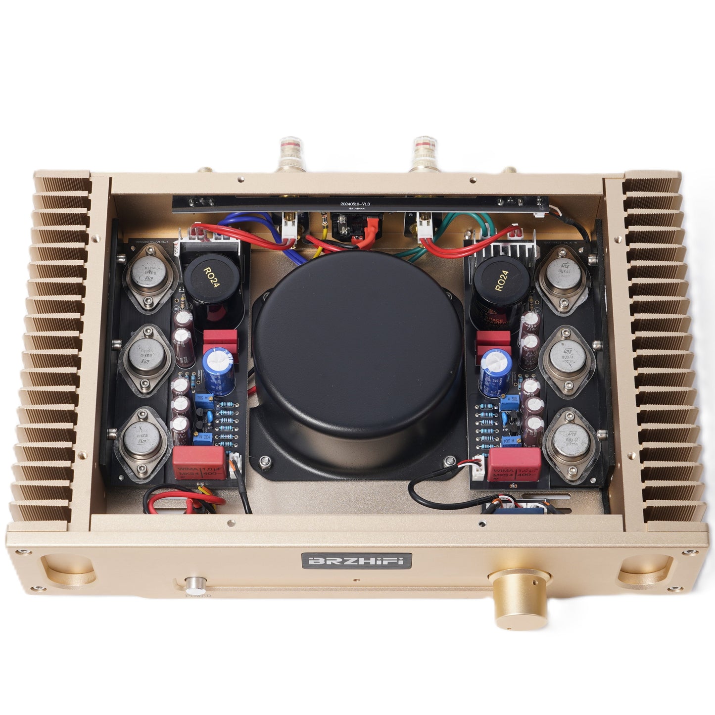 BRZHIFI Hood 1969 Class-A Verstärker Innenaufbau mit Ringkerntransformator