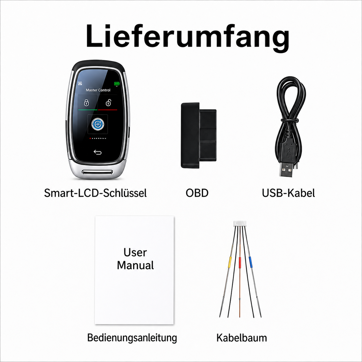 Smart Schlüssel CF920 Lieferumfang