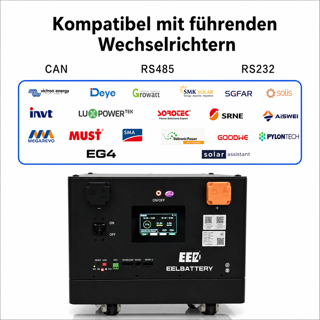 EEL Battery 51,2V 324Ah Speicher ohne Standfuß