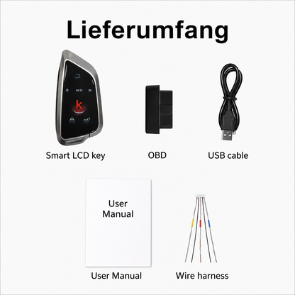 Smart Key EN900 Silber Lieferumfang