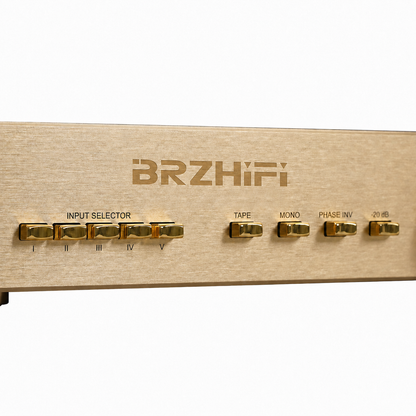 BRZHIFI 255 Stereo-Vorverstärker mit Input Auswahl