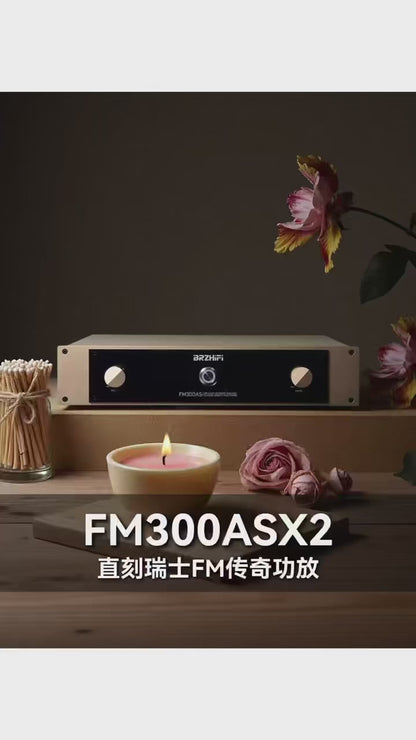 BRZHIFI FM300ASX2 Black HiFi-Stereo-Verstärker