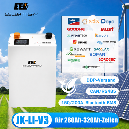 EEL JK-LI-V3 Batteriebox mit CAN-RS485-Schnittstellenübersicht