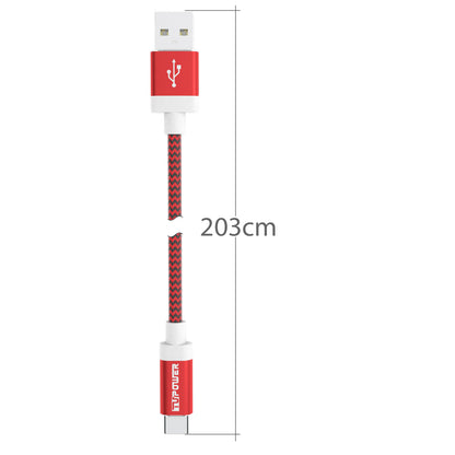 USB C Kabel 2m Ladekabel Rot Doppelpack